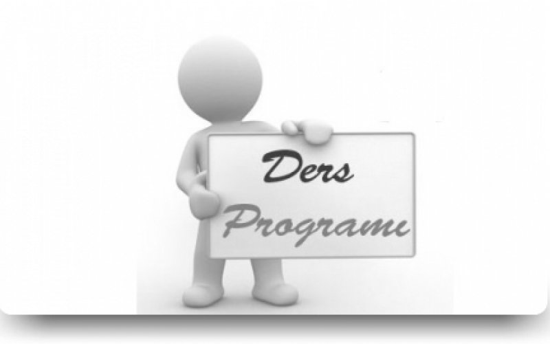 DERS PROGRAMI