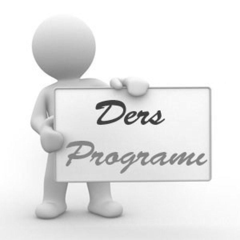 DERS PROGRAMI